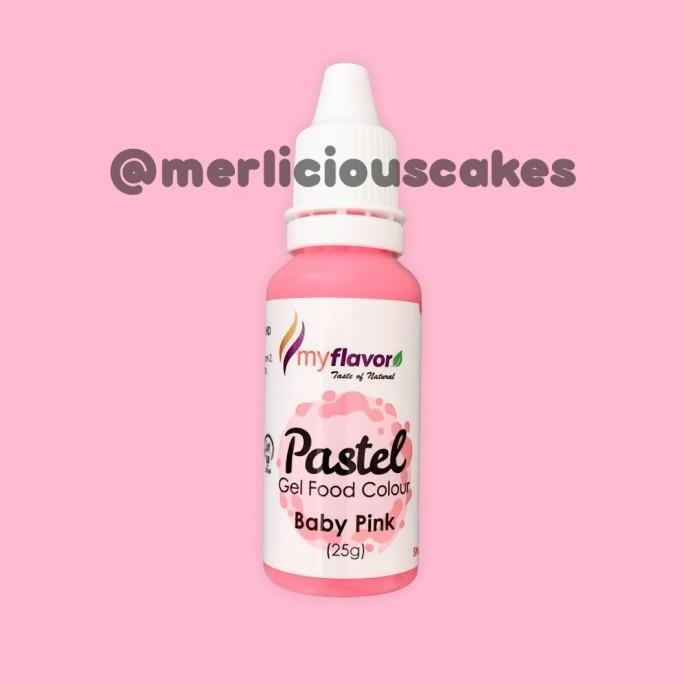 Kualitas Terjamin Baby Pink Pastel Gel My Flavor Food Color Food Colour Pewarna Makanan