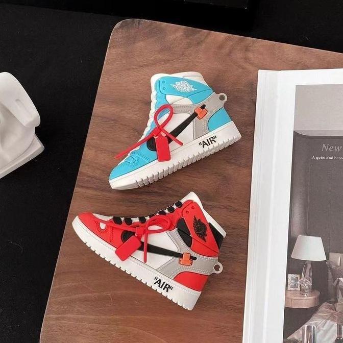 NIKE AJ OFF WHITE SERIES - Airpods Case Nike X Off White Gen 1 2 3 PRO