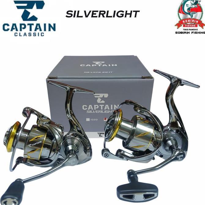 Reel Captain Silverlight Power Handle Waterproof Ukuran 2500-3500 | Reel Pancing Murah Power Handle