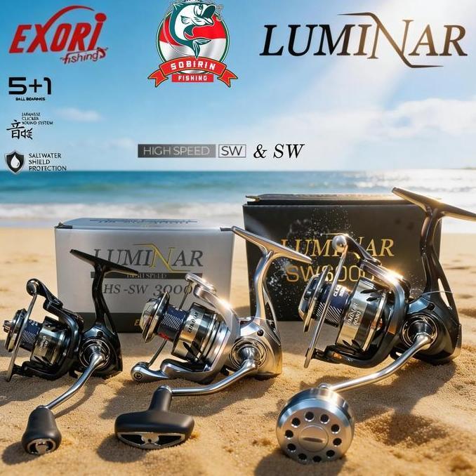 Reel Exori Luminar Sw Power Handle 2000-3000 - Reel Pancing Exori