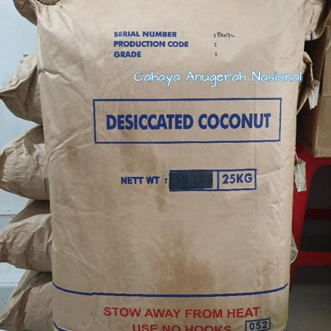 Produk Asli 25 Kg Kelapa Parut / Desiccated Coconut 25 Kg Gojek Grab Only