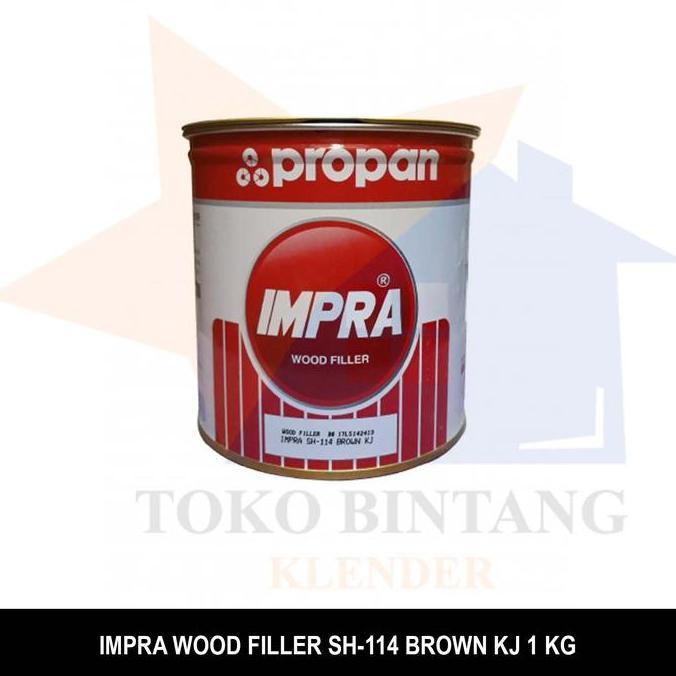 Impra Wood Filler SH-114 Brown KJ 1kg