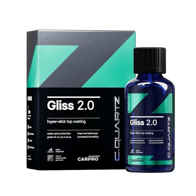 Carpro Cquartz Gliss 2.0 - Hyper Slick Top coat for Cquartz coating 50 ml