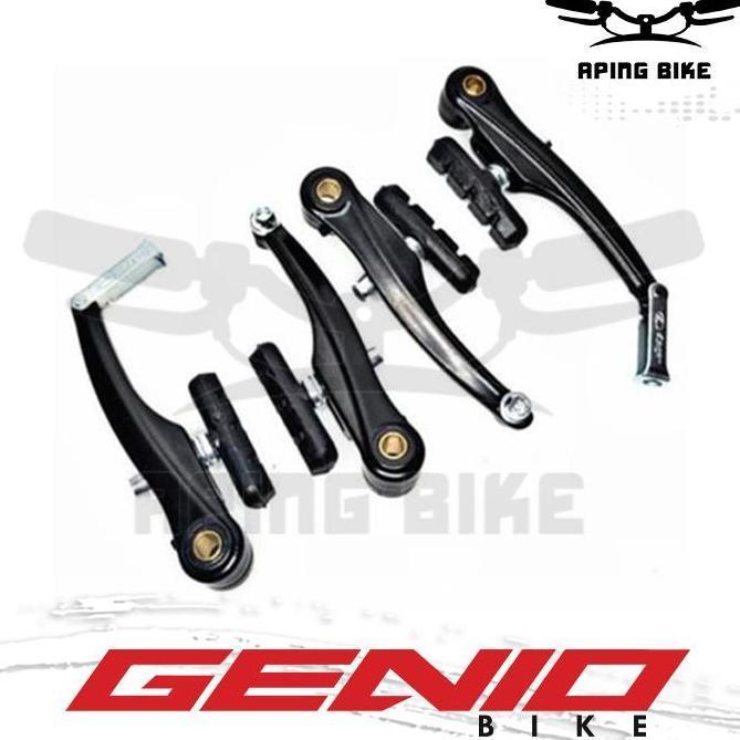 Rem V-Brake Genio Logan Fullset Alloy Rem Sepeda Lipat MTB Federal BMX