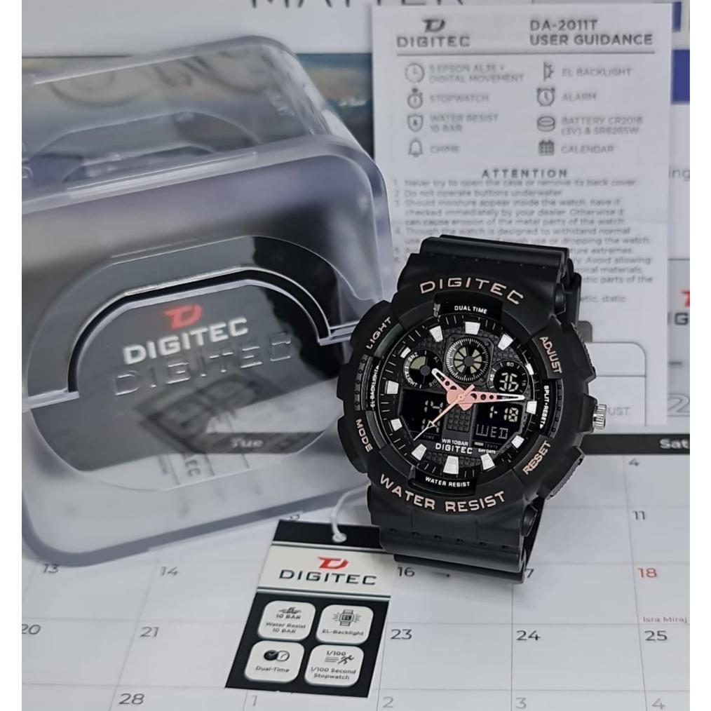 WAJIB PUNYA Jam Tangan Pria ORI DIGITEC DG 2011 / DG-2011T / DG 2011T / DA 2011 Original Watch Digit