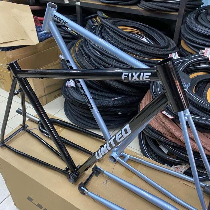 Frame + fork fixie Steel 700c ukuran 49 model classic