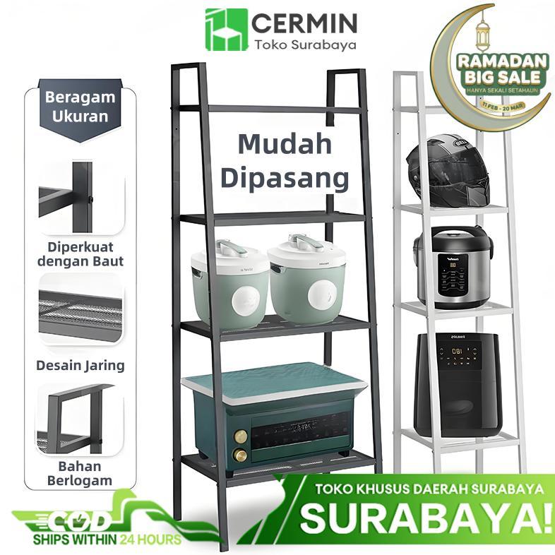 Terlaris Pengiriman Dari Surabaya---Rak Besi Susun Rak Buku Rak Layer Besi Lerberg Seri Rak Pajangan
