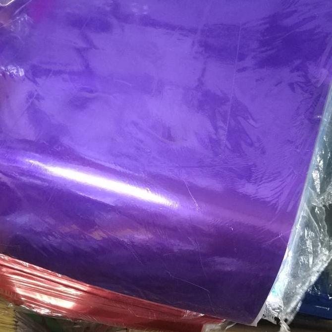 Kertas Mas Isi 10 Pcs - Kertas Mengkilat Warna-warni untuk Dekorasi - Stock Selalu Ready