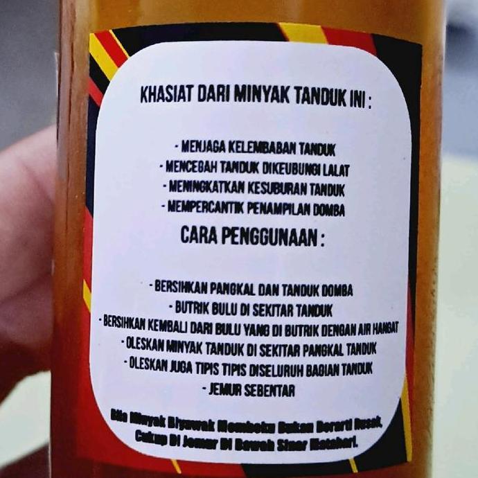 MINYAK BIYAWAK PENYUBUR TANDUK DOMBA/PETET ISI 200ML