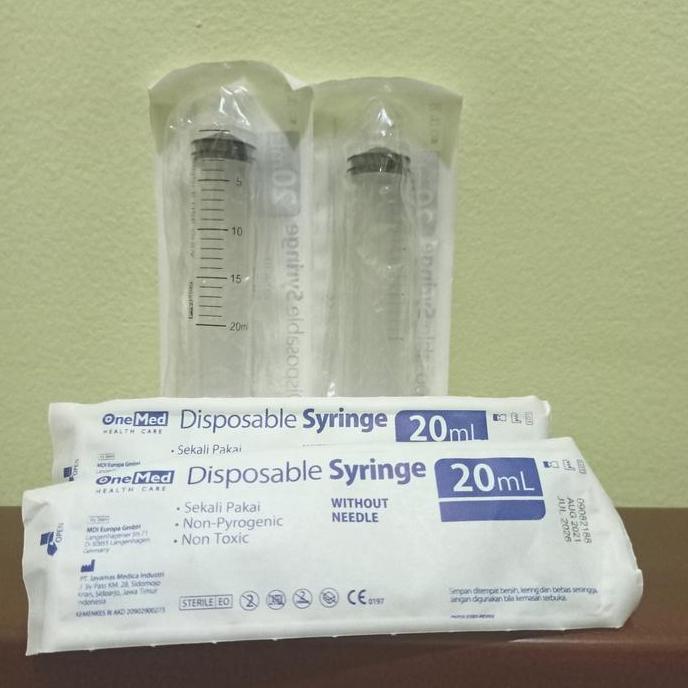 Disposible Suntikan 20ml Syringe 20 Ml Onemed per Pcs