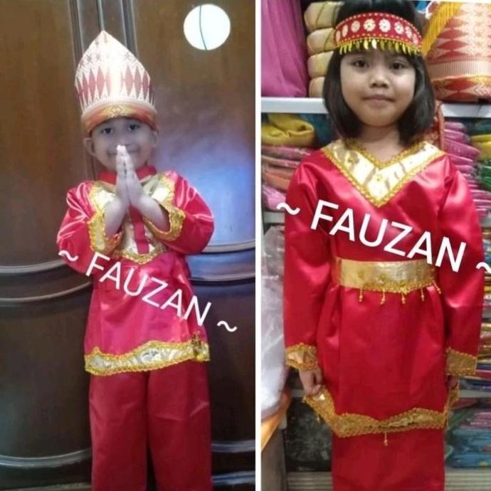 Baju Adat Palembang Tk Sd // Pakaian Adat Palembang