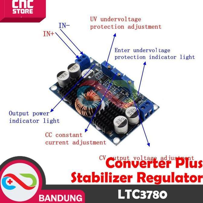 Ready LTC3780 AUTO DC BUCK-BOOST CONVERTER + STABILIZED REGULATOR 10A 130W