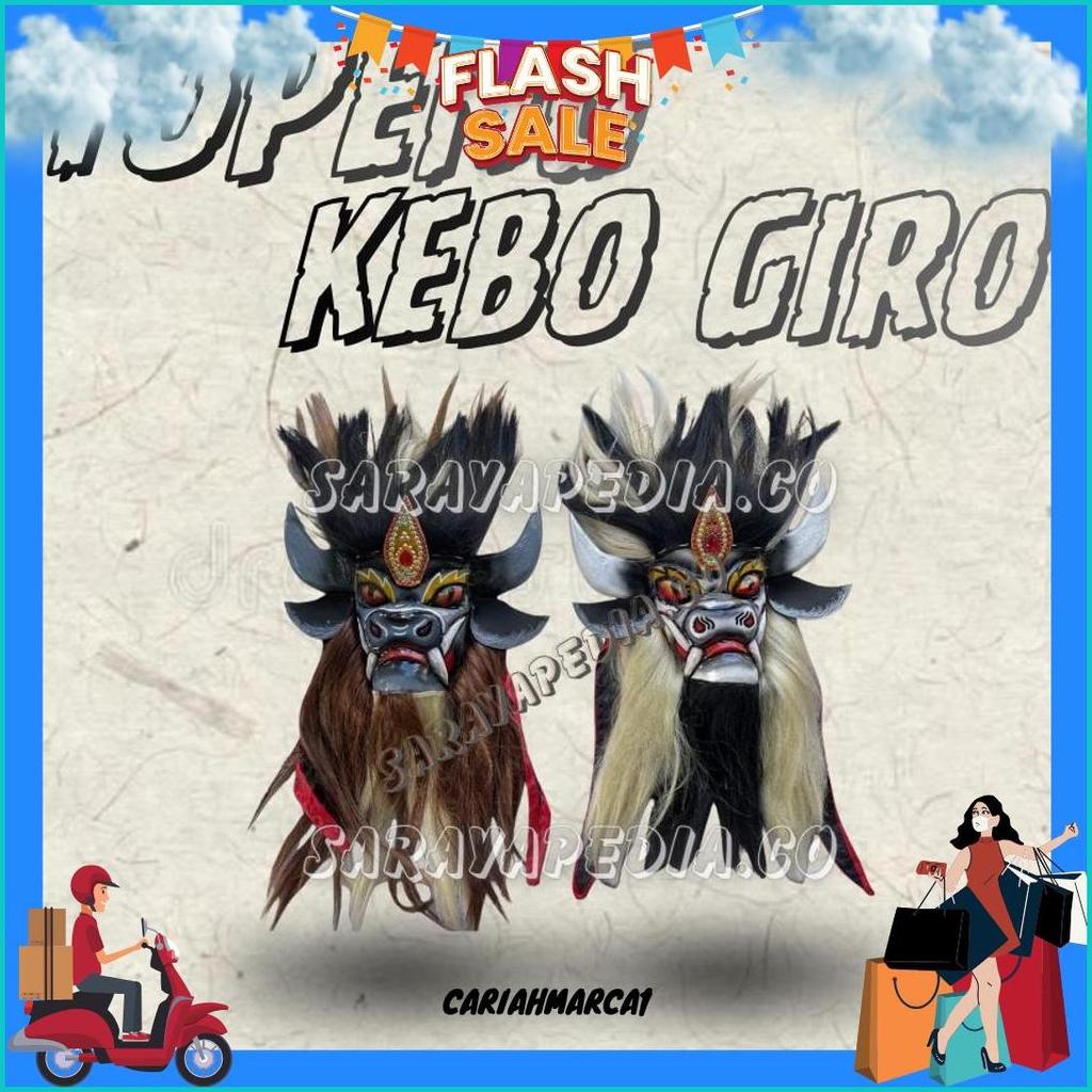 Topeng Kebo Giro Premium Topeng Pentas Sry Cod