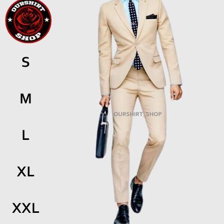 SETELAN JAS CELANA CREAM PRIA FORMAL / JAS NIKAH / JAS WISUDA / JAS KANTOR