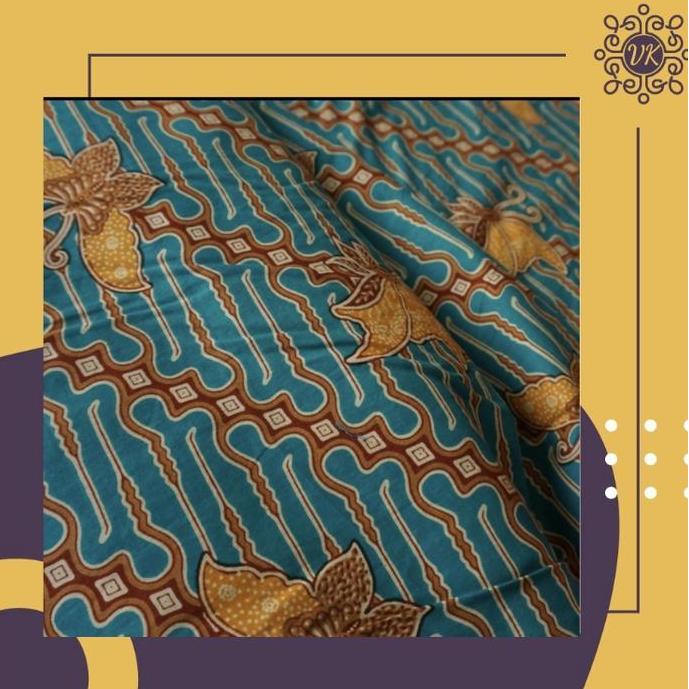Kain batik katun baturaden meteran motif parang