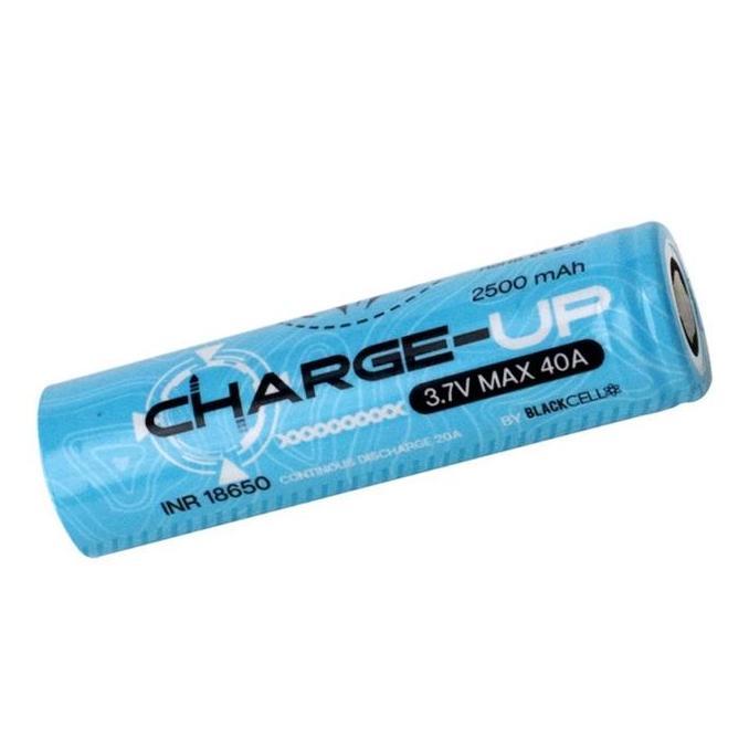CHARGE UP 18650 BATTERY 2500MAH 40A 100% AUTHENTIC BY BLACKCELL ORIGINAL AUTHENTIC