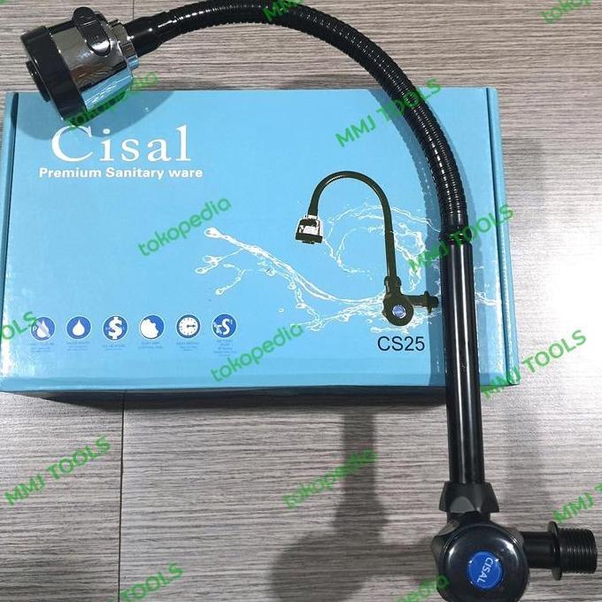 Ready Keran angsa flexibel hitam CISAL ' CISAL kran angsa flexibel hitam