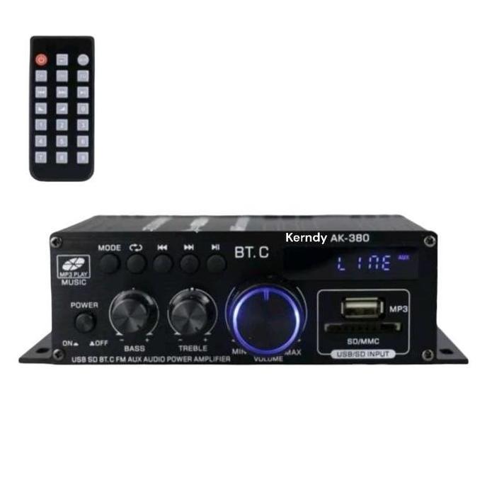 Amplifier Bluetooth Mobil Audio Power New AK380
