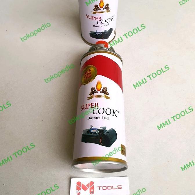 Ready Gas Kaleng SUPER COOK - Kaleng Gas Portable/portabel SUPER COOK