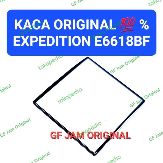 KACA JAM TANGAN EXPEDITION E6618MC E6618BF E 6618 MC ORIGINAL 100%