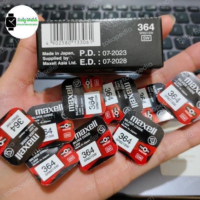 BATERAI MAXELL SR621SW SR621 SR 621 SW 364 BATTERY BATRE