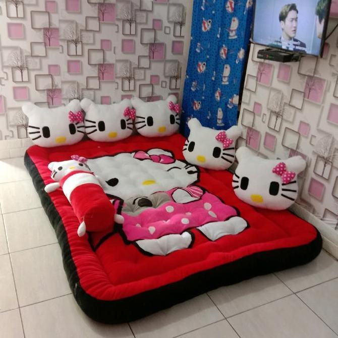Kasur gender hello Kitty motif murah