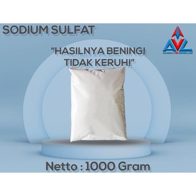 Ready GARAM SABUN / SODIUM SULFAT / SODIUM SULFATE / NATRIUM SULFAT / NATRIUM SULFATE - 1000 GRAM