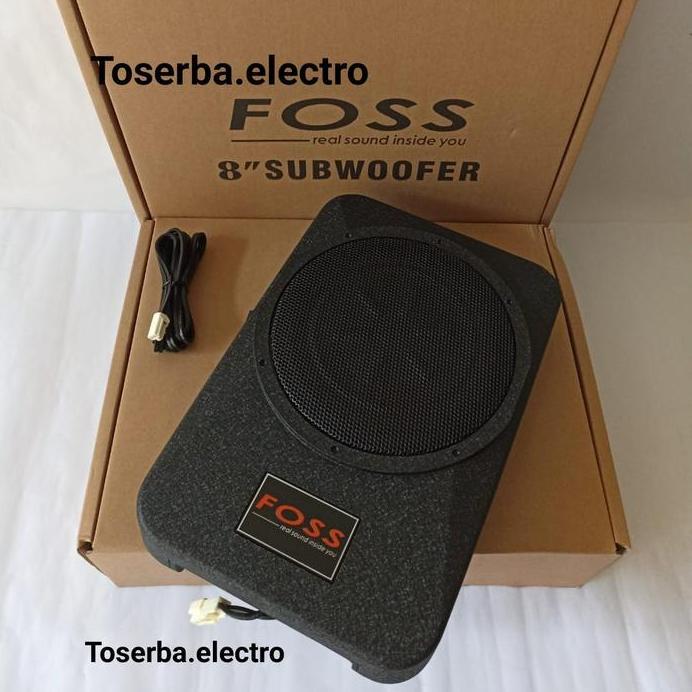Subwoofer Kolong Jok 8 inch pasif 8in Foss Genetic audio mobil