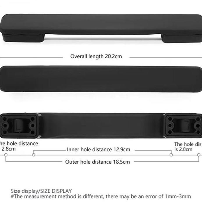 Handle Koper Pegangan Handel Luggage Pengganti Elle Navy Strap Replace