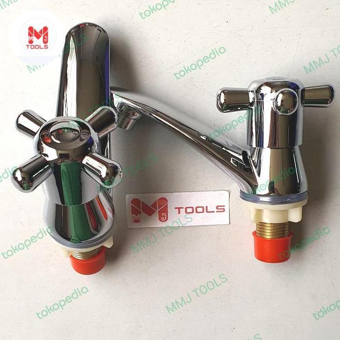 Ready Kran Wastafel Baling Stainless - Keran Wastafel Cuci Tangan Baling