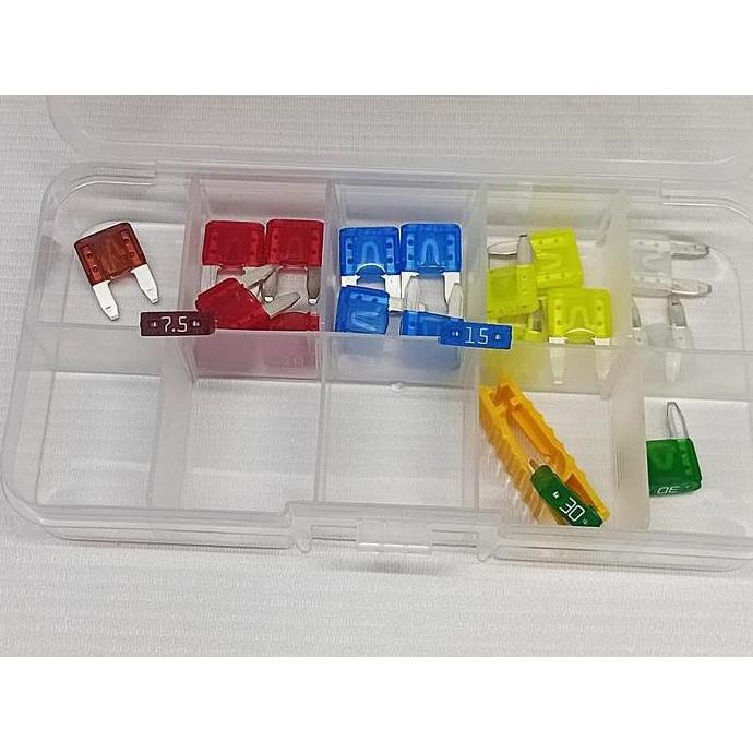 paket fuse tancap sekring motor mobil Blade mini kecil 20 PCS MIX ORIGINAL ASLI AVANZA XENIA