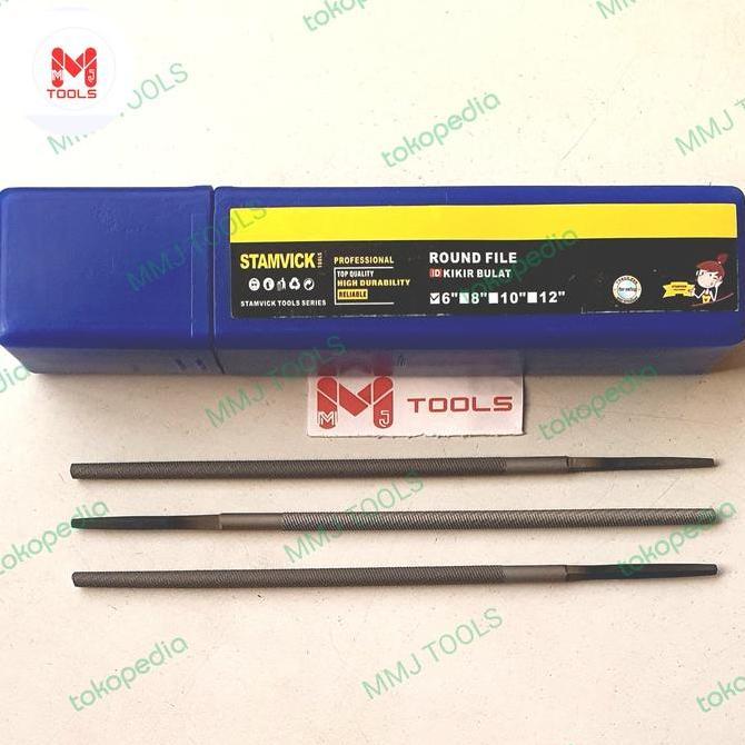 Ready Kikir Bulat STAMVICK 6" - STAMVICK Kikir Bulat - Kikir STAMVICK