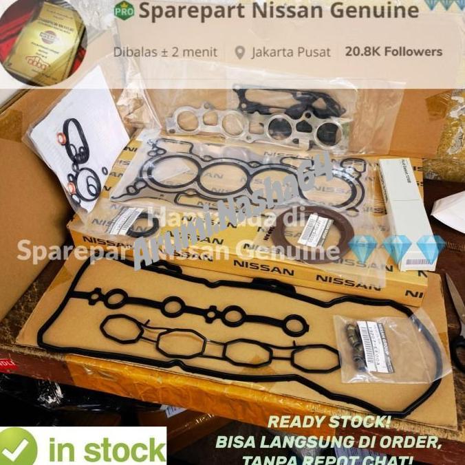 KARET DUDUKAN RADIATOR PACKING FULL SET LIVINA L10 HR15 GASKET ENGINE MESIN 100% ORI NISSAN COCOK SE