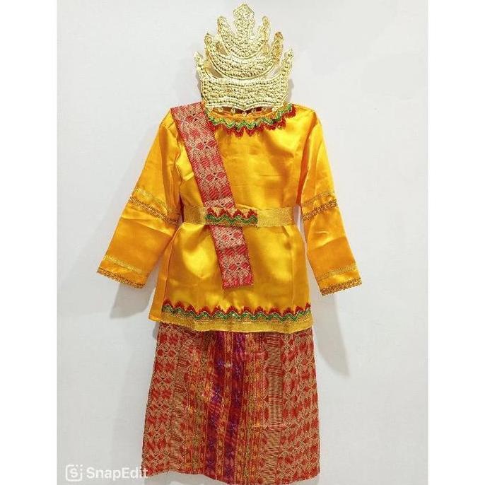 Baju Adat Batak Mandailing Anak Perempuan Tk Sd / Baju Adat Batak Dan Bulang