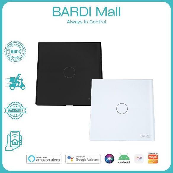 BARDI SMART WALL SWITCH 1 GANG EU - SAKLAR LAMPU PINTAR WIFI