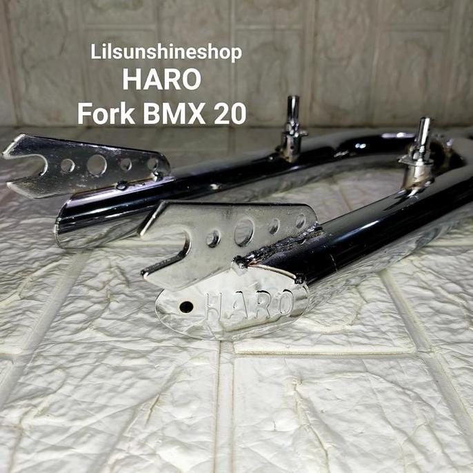 Fork Garpu DRAT HARO Sepeda BMX 20 Jadul Pipa Steertube DRAT-ULIR Standard 25.4mm Chrome Besi Tebal 