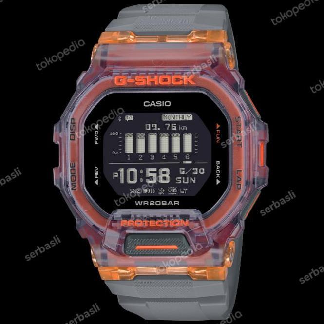 JAM CASIO GSHOCK GBD200 GBD-200SM-1A5 DIGITAL ORIGINAL BERGARANSI