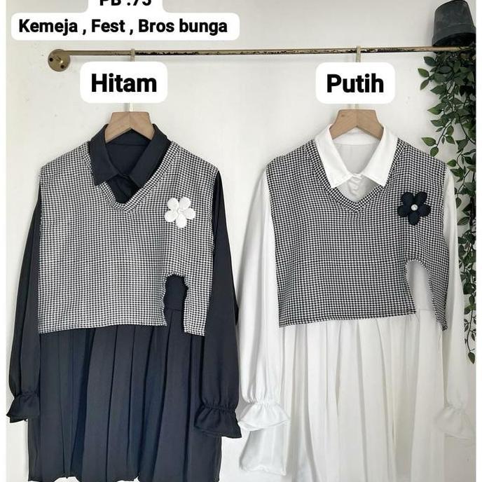 YUNA BLOUSE FASHION SHAKILA VEST