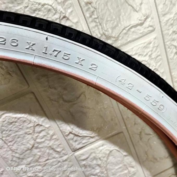 Ban Luar Sepeda City Bike 26 x 1.75 Swallow Deli Tire S-141 Hitam Putih