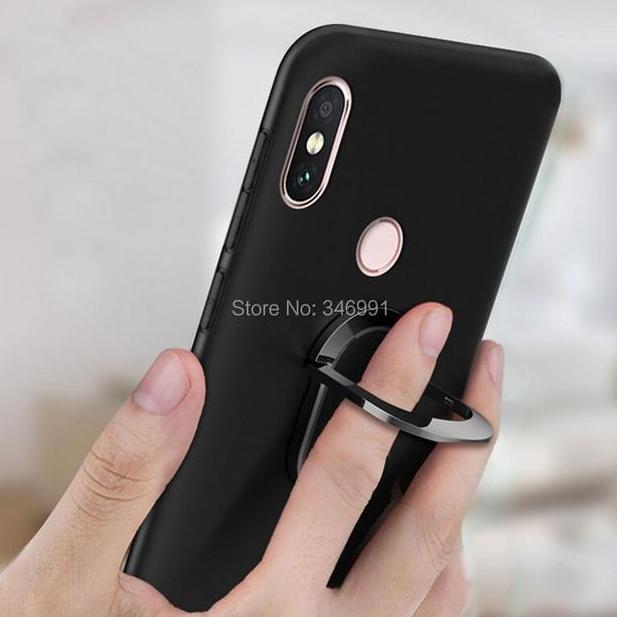 Case untuk Xiaomi Mi MAX 3 6.4 INCH RING Bracket Magnetic Slim Matte Macaron Softcase