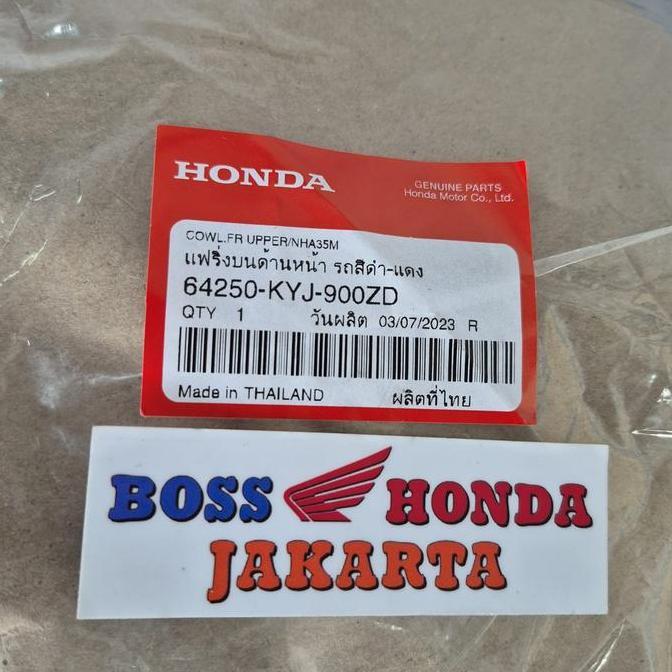 SPAREPART CBR 250 R CBU : 64250-KYJ-900ZD COVER BATOK LAMPU DEPAN HITAM CBR 250 R CBU / COVER FRONT 