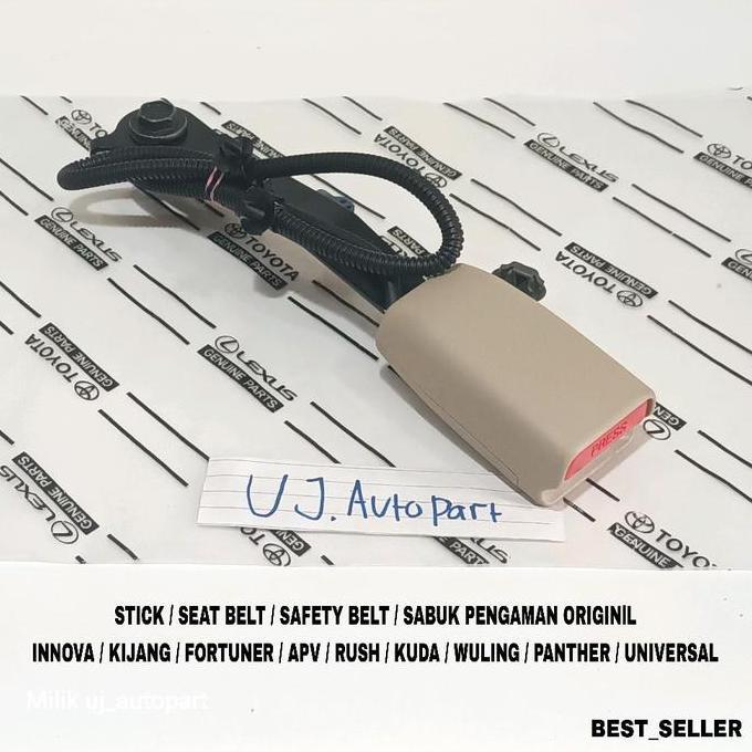 Stick Lock Seat Belt Safetybelt Mobil Innova Fortuner Kijang Panther Rush Terios Kuda Wuling Univers