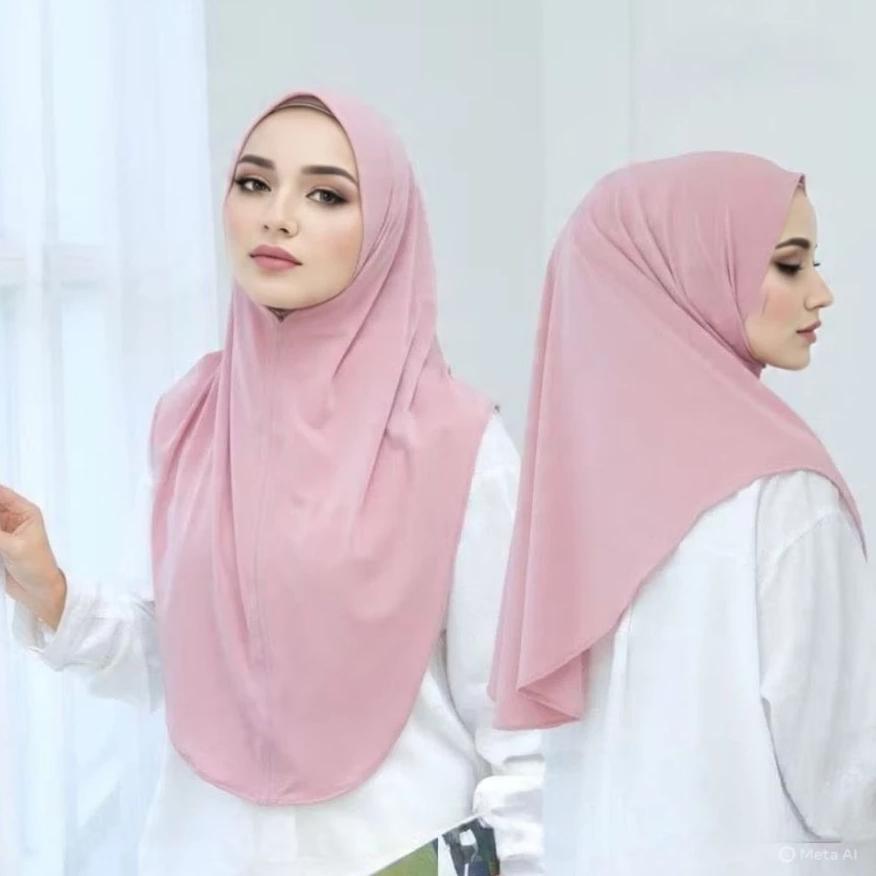 HEMAT Quena  jilbab Instan Non Pet hijab Jersey Malay hijab instan jilbab sport non pet