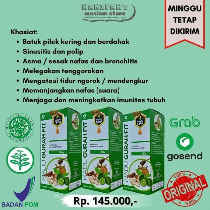 Madu Gurah Fit Herbal Batuk Original |Beli 2 Gratis 1 Tidak Ada