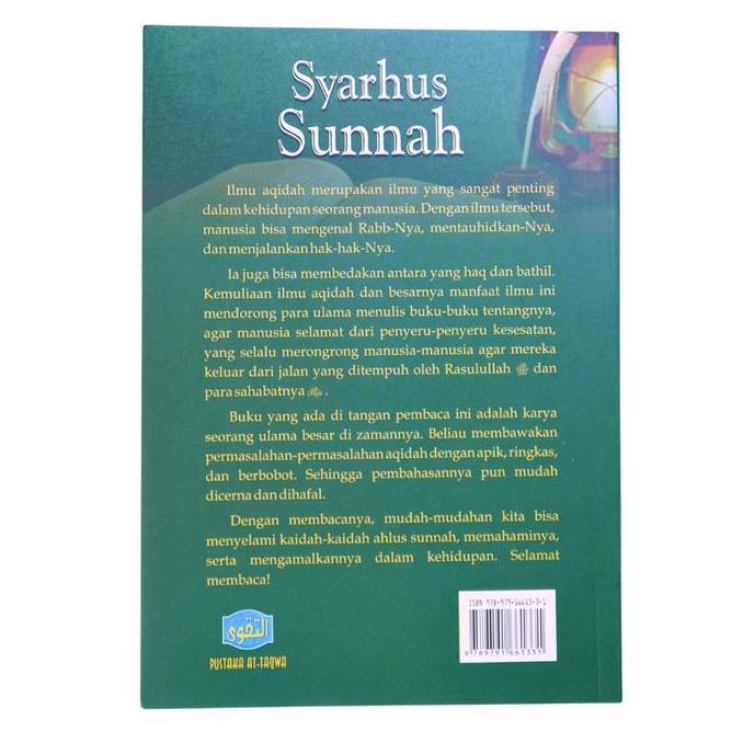 Buku Syarhus Sunnah Meniti Jalan Kitab Al Barbahari Pustaka At Taqwa - Free Dzikir Pagi Petang Arafa