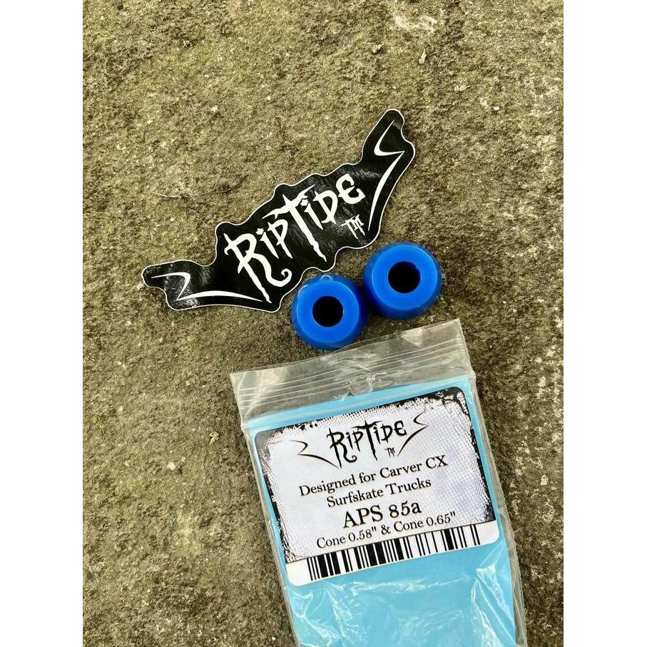 Bushings Surfskate Carver CX merk RipTide 1 pasang (1 pair), bentuknya Cone 0.56dan Cone 0.65. Made 