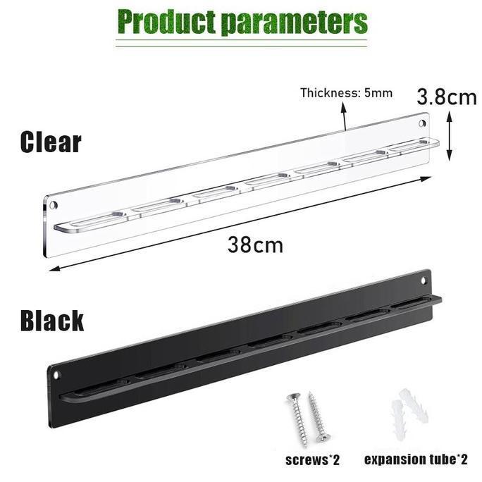 SESARKAL Rak Gantung Kacamata Display Dinding Akrilik 7Slot / Rak Display Kacamata Sebaguna