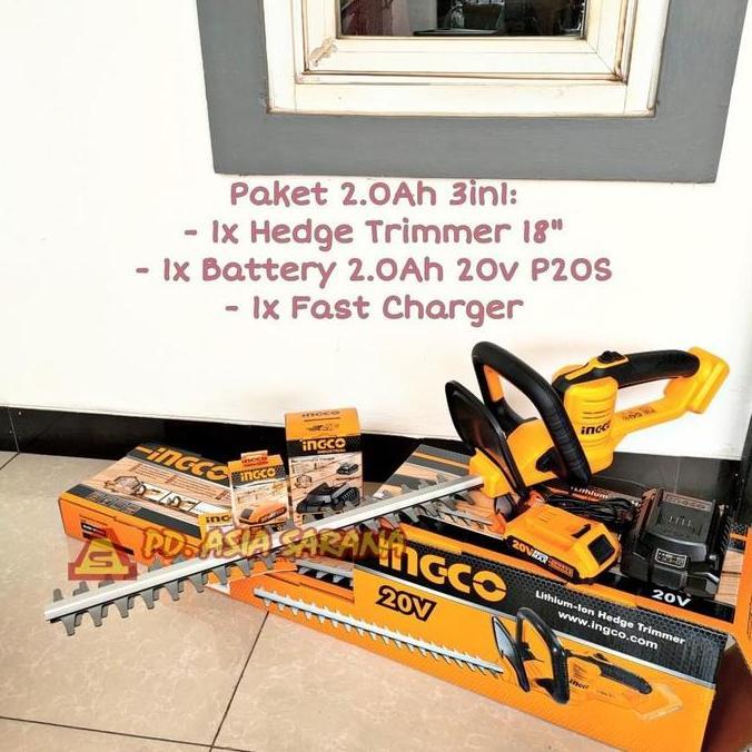 DAXZI Cordless Hedge Trimmer 18" INGCO CHTLI20018 Pangkas Pohon Dahan P20S