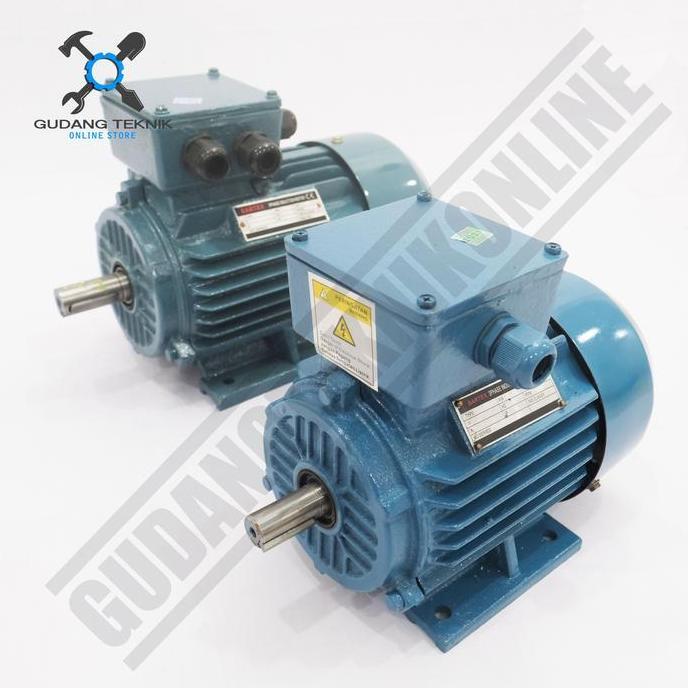 GERAMANK Dinamo Motor Penggerak 1.5 HP 4P 3Ph 3000Rpm BARTEX - 1.5HP 4P 3Phase