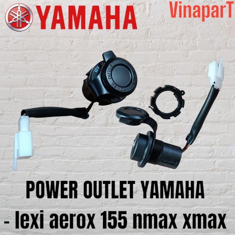 Barang Berkualitas Power Outlet Rumah Charger Yamaha Lexi Freego Aerox 155 Nmax Xmax Original - Kiri